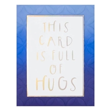 Spellbinders Hot Foil Plate - This Card is Full of Hugs